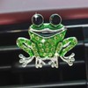 Bling Frog Car Air Freshener Vent Clip, Sparkly Crystal Rhinestone