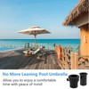 XCWT Pool Umbrella Pole Stabilizer Sleeve Adapter - Fit 1.5"
