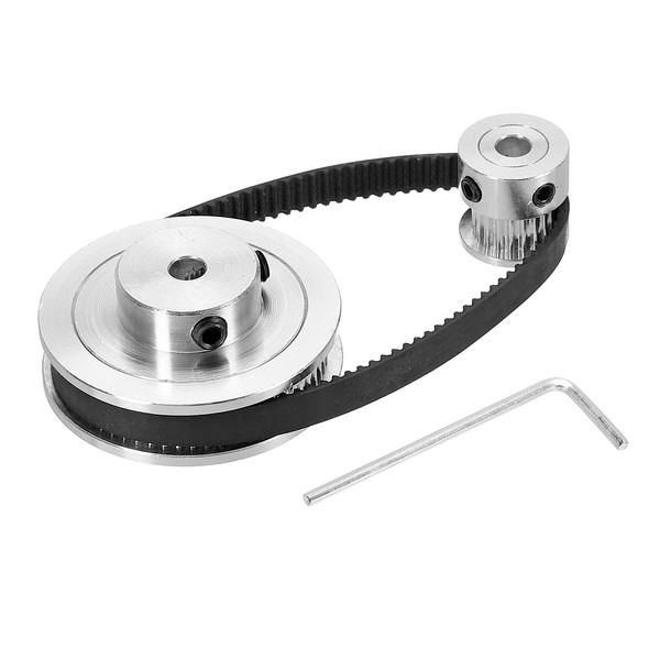 uxcell Timing Pulley 20 & 60 Teeth Diameter 0.2 inch