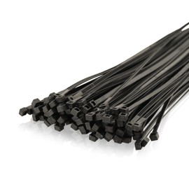 100 pcs Cable Ties 280 x 4.8 mm Black Halogen Free JSKB28048-S