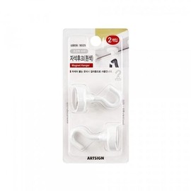 Strong White Magnetic Hooks (2-Pack) 5025