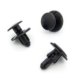 VVO Fasteners- Black Plastic Front Wheel Arch Lining & Mudguard Clips for Vauxhall Ampera, Zafira Tourer, (Pack of 10)