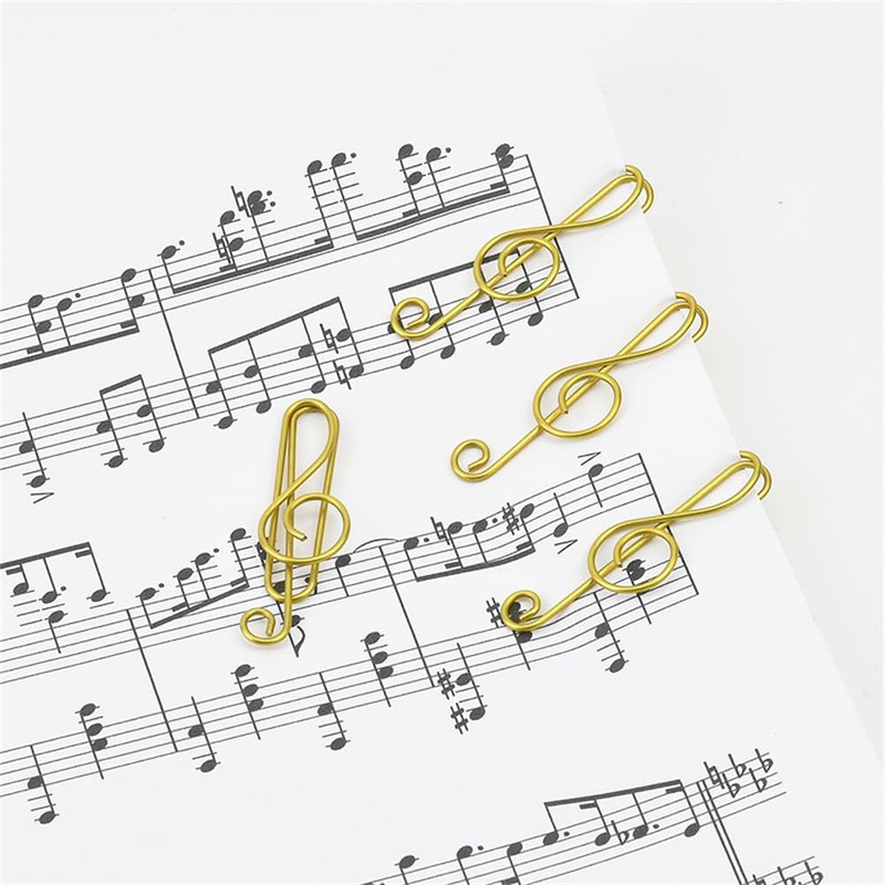 EYAKEG Paper Clips Cute Musical Note Shape Paper Clip for