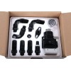 LENCOOL Universal Adjustable Fuel Pressure Regulator Kit 100psi Guage AN6