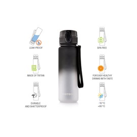 meteor Children's Leak-Proof Water Bottle School Nursery Sports Bottle Men's Fruit Infuser Bottle Quick Water Flow Children's Bottle Camping Women's Water Bottle