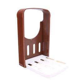 Tiardey Brown Bread Slicer, Kitchen Accessories, Bread / Baking, Compact Foldable and Adjustable Bread Sandwich Toast Bread Slicer