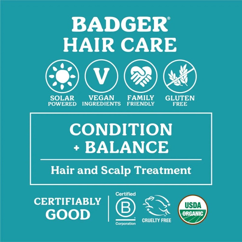 Aceite Capilar Badger Argan Con Jojoba Y Baobab, 60 Ml,