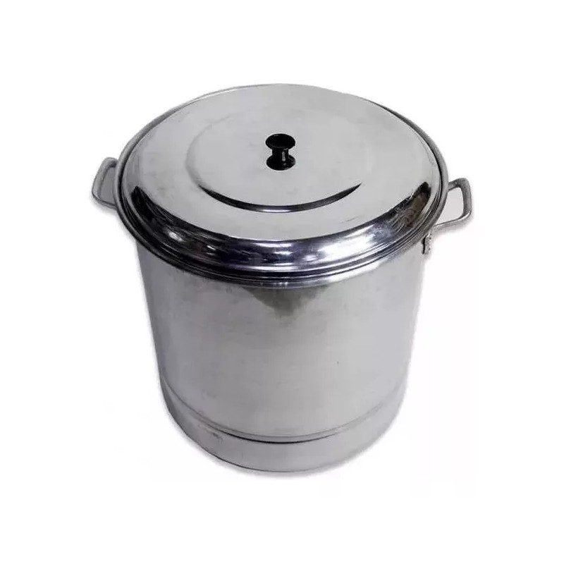 VAP2000 1 Olla Vaporera Tamalera 50 Litros Con Tapa Y