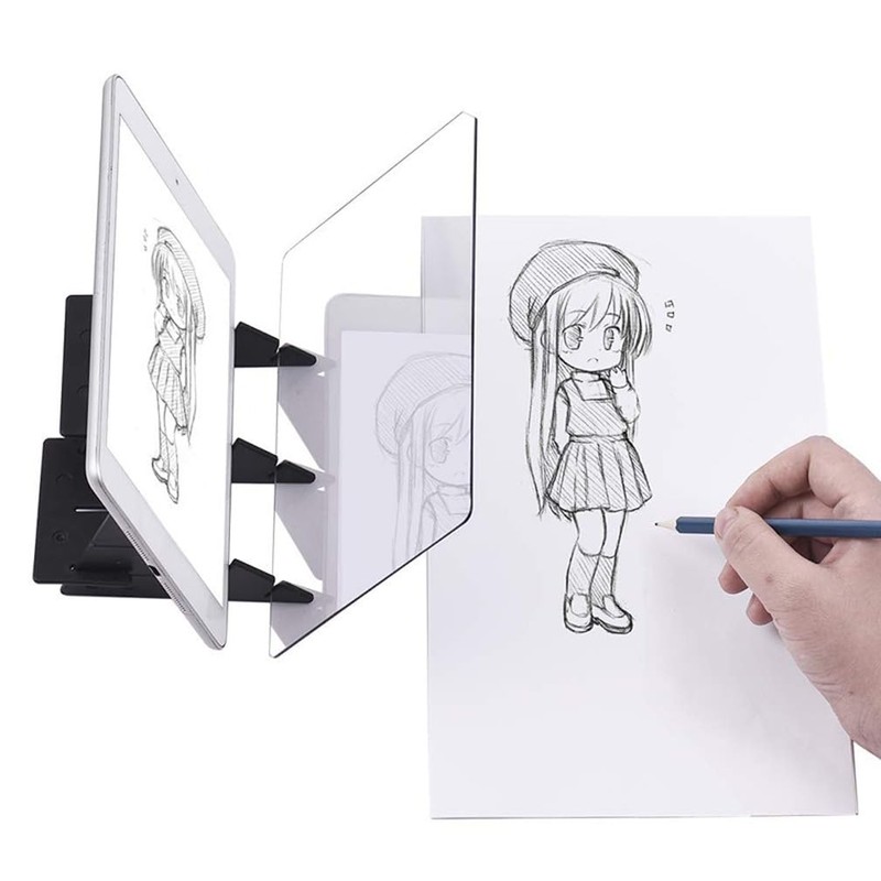 Optical Tracing Drawing Board, Portable Sketching Wizard Tool, Reflection Projector