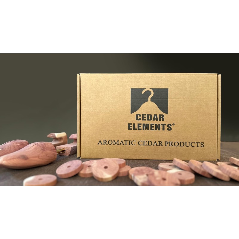 Cedar Elements Closet Storage Accessories (Cedar Hanger Rings 20/PK)