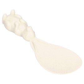 Rice Serving Spoon, Cute Bunny Non Stick Rice Spoon,Three‑Dimensional Standable Rabbit Rice Scoop,Double‑Sided Convex Point,Kitchen Tool for Rice, Mashed Potatoes, Stirring, Mixing