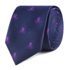 OTAA Purple Octopus Skinny Tie Casual Ties for Men -