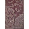 Anthropologie NWT Beaded Paisley Rich Wine Color Wool scarf by