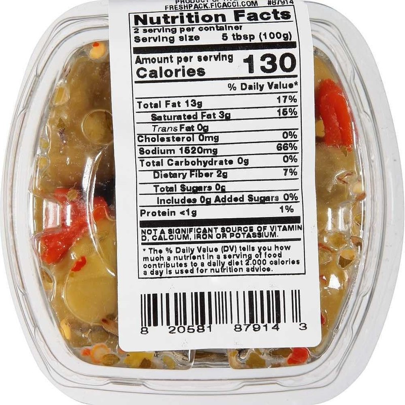 Fresh Pack Red Pepper Stuffed Olives, 5.3 oz, 12 Pack