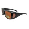 Medium Non Polarized Fit Over Sunglasses Wrap Around Style F1