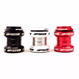 FSA Orbit MX Threadless Headset 1-1/8" 34mm W/Top Cap Red-Black-Whit - Red