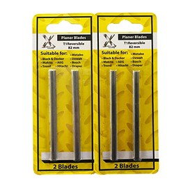 3-1/4 Inch Double Edged High Speed Steel Blades - Fits Makita D-46246-82mm Planer Pack of 4 PCS