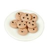 Town Square Miniatures Dollhouse Chocolate Chip Cookies on a Plate