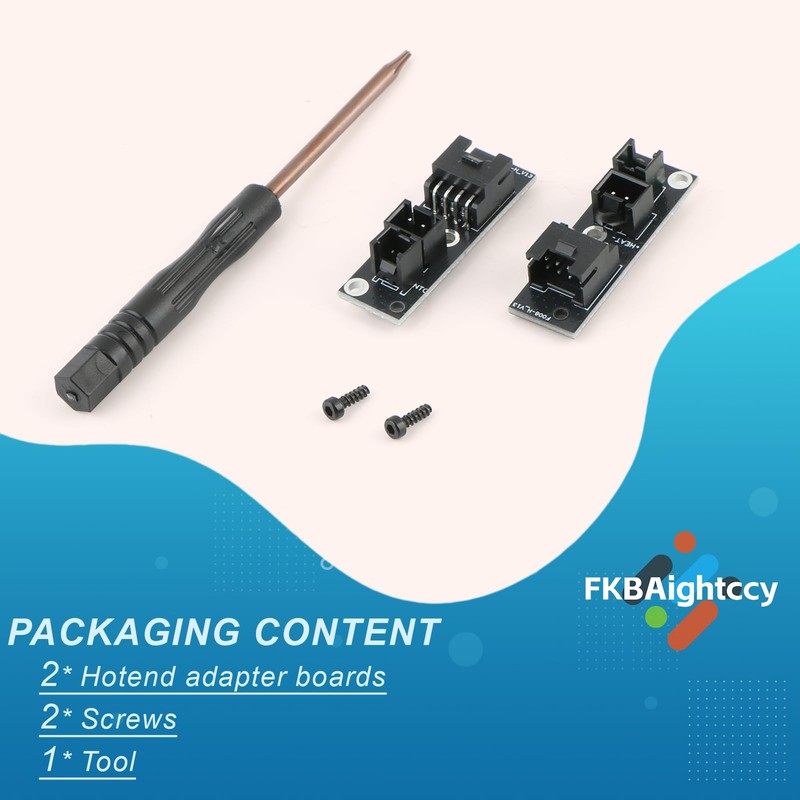 2 Pcs Hotend Adapter Board for Crealiity K2/K2 Pro/K2 Plus