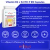 Vitamin D3 3000 IU and K2 MK-7 100mcg 90 Capsules