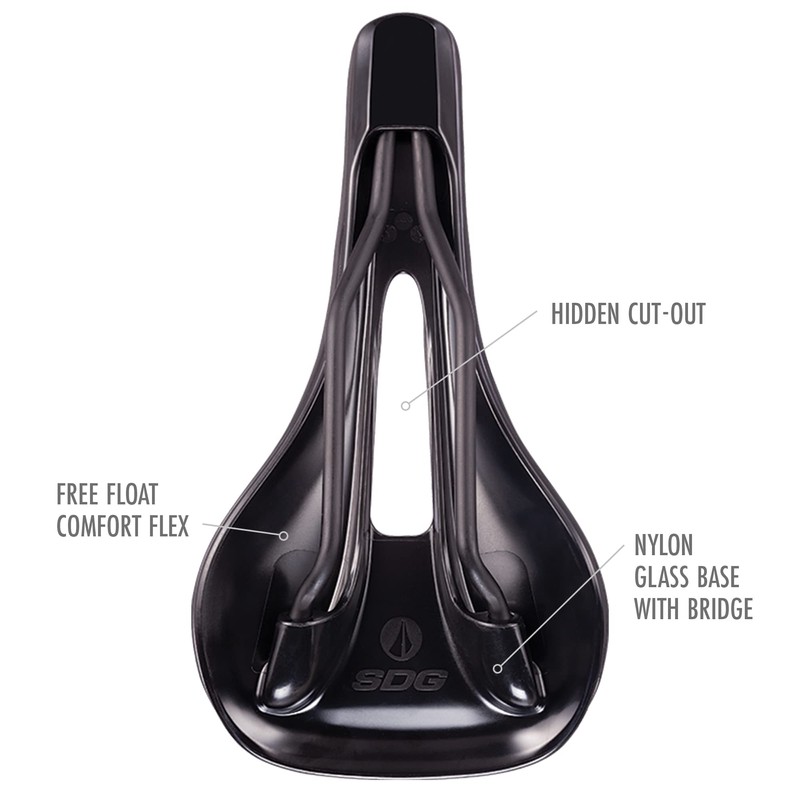 BEL AIR 3.0 OVERLAND LUX-ALLOY RAIL SADDLE Black Microfibre Top/Black