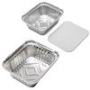 HOMESmith 10 Pack Aluminium Foil Trays with Lids Containers Strong
