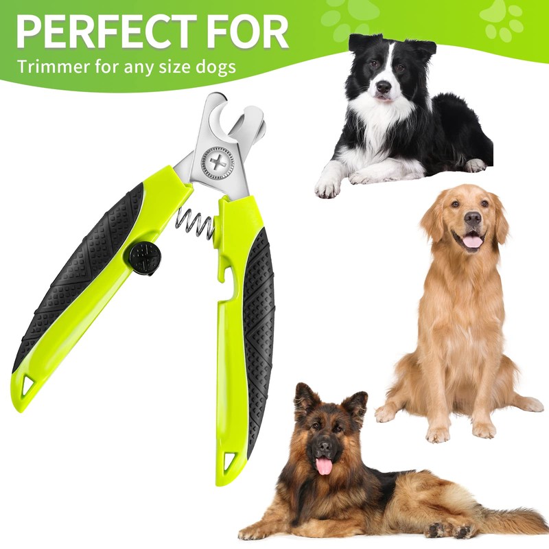 WallEgo Dog Nail Clippers with Claw File, Professional Pet Nails