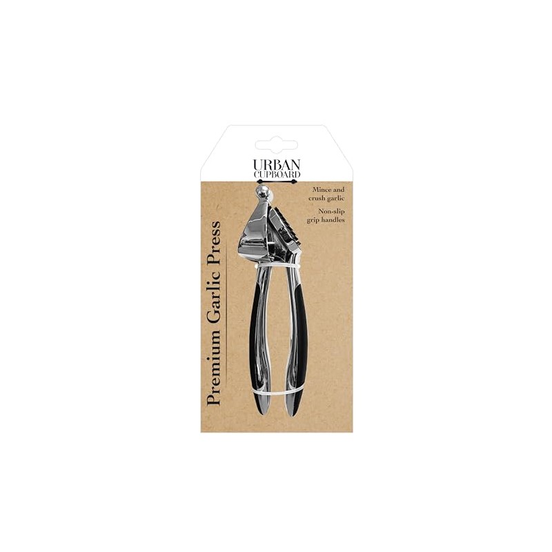 Urban Cupboard Premium Garlic Press, Mince and Crush Cloves, Built-In