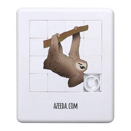 Azeeda 'Cute Dangling Sloth' Sliding Puzzle (PZ00037260)