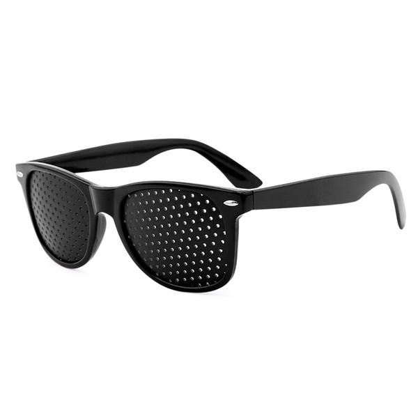 Grenhaven schwarze Rasterbrille / Lochbrille für Augentraining Pinhole Glasses