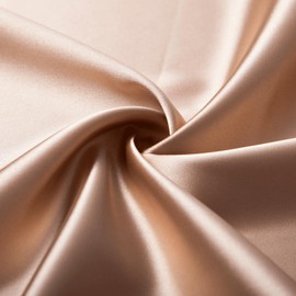 Fondo de seda satinada, telones de fondo de tela brillante para manicura, joyas y cosméticos, sesión de fotos plana (champaña, 2.5 x 3.3 pies/75 x 100 cm)