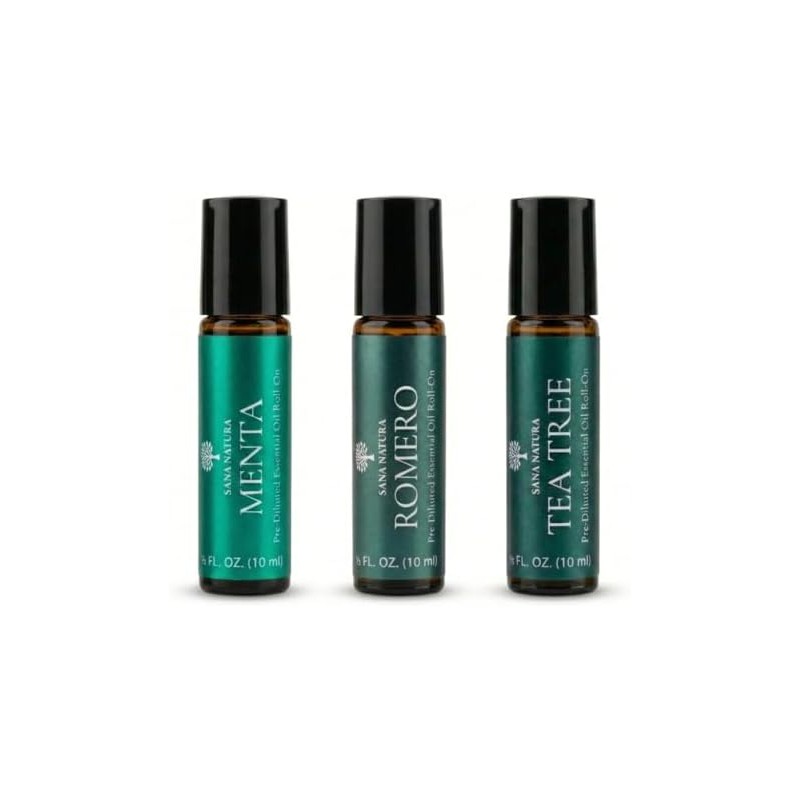 Roll-On Claridad Lúmina 3 x 10 ml – Menta, Romero