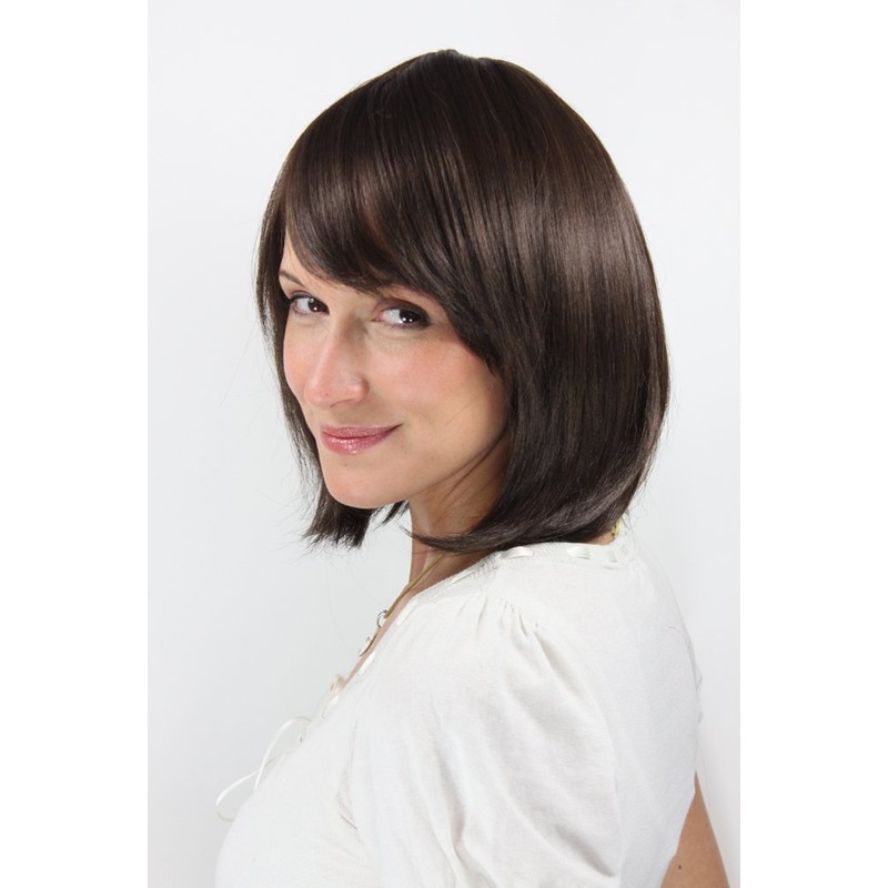 PAGE or BOB wig BROWN/BRUNETTE Parting short (1215 colour 4/5)