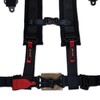 AAAA Aces Racing (Black) 4 Point Harness - Latch and