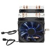 CPU Air Cooler Dual Tower 4 Heatpipes LED Light CPU