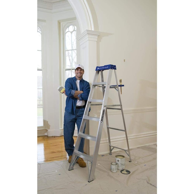 Louisville Ladder 4-Foot Aluminum Step Ladder, 250-Pound Capacity, AS2104
