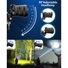 Headlamp Rechargeable -120000LM Super Bright HeadLamp, 3Modes 40H Runtime LED