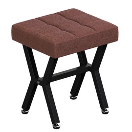 PROXRACER Modern Footstool Ottoman for Living Room & Bedroom, Small Rectangular Stool, Soft Cushion for Comfort, Versatile Storage Solution