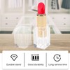 CALLARON Lipstick Tube Transparent Refill Container Plastic Rotating Lipstick Refill