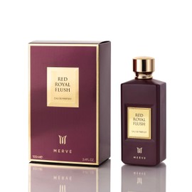 Merve Red Royal Flush Premium Long Lasting Fragrance Luxury Scent For Unisex | Herbal, Oud, Woody