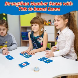 HugHush Math Games for Kids,Addition & Subtraction Games,Educational Learning Games Flash Card Gifts for Boys and Girls Ages 5 6 7 8,Counting Answer Buzzers Travel Indoor Outdoor Family Games