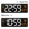 LEIKE 16" Large Digital Wall Clock Timer,Remote Control,2 Alarms, LED