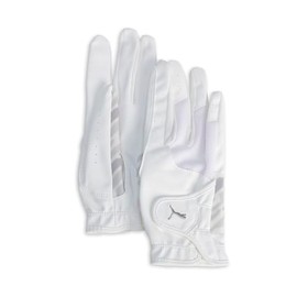 PUMA Golf Gloves Golf W PWR Grip Gloves (Both Hands), Bright White/Feather Gray, M, bright white/feather grey, M