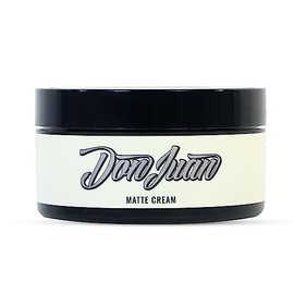 Don Juan Crema Mate | A Base De Agua | Fijación Media | Acabado Mate | Aroma De Barbershop, 4 Oz