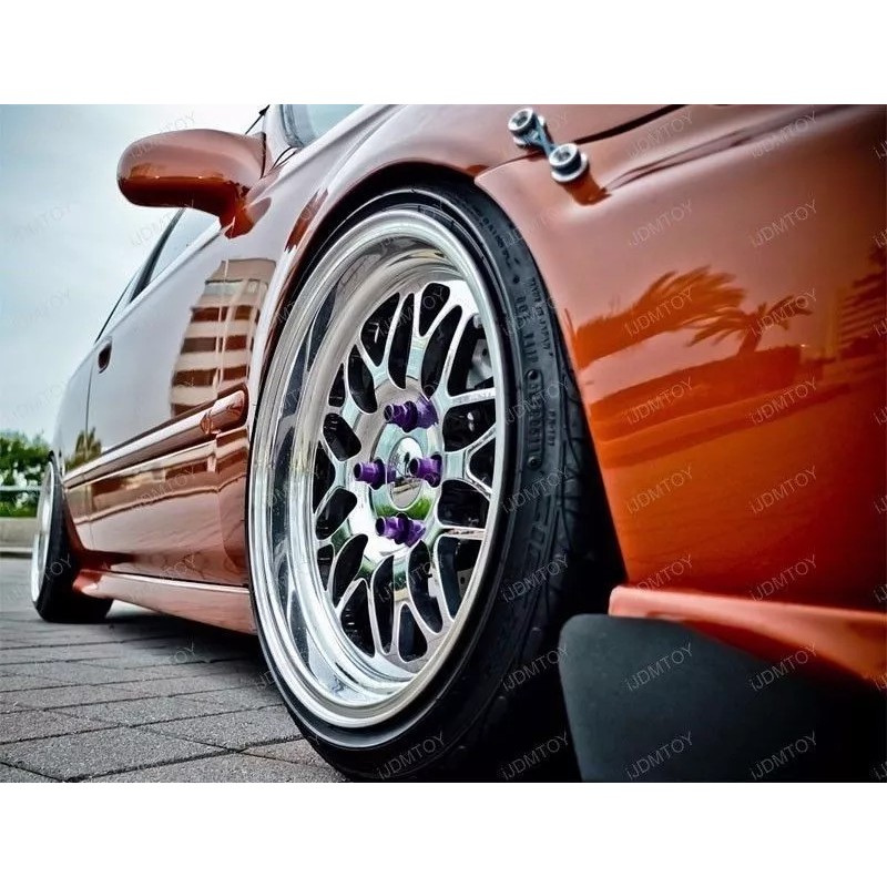 NONE SILVER JDM BUMPER Quick Release Fasteners For Car Trunk