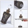 WEBEEDY 2 Styles Empty Perfume Bottles Rhinestones Decorative Glass Perfume
