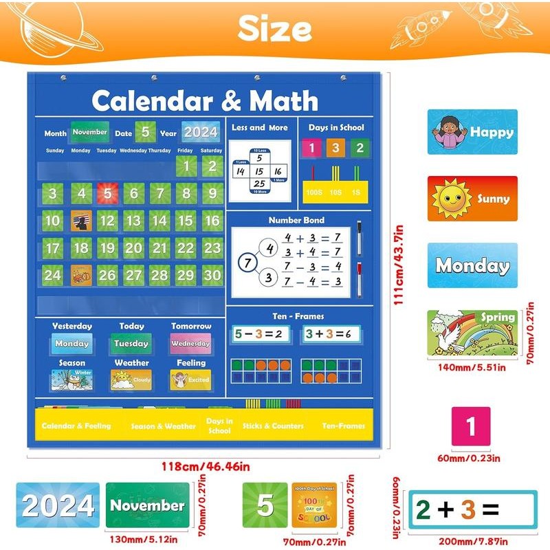 Torlam Circle Time Learning Center Teacher Must Haves Calendar Pocket