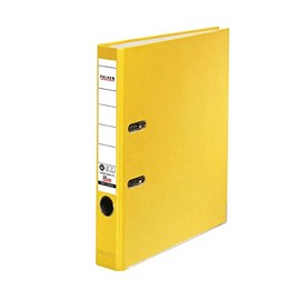 Original Falken Recycolor environmental folder Öko. Made in Germany. Coloured paper cover outside 5 cm narrow DIN A4 yellow ring binder file folder letter file office folder cardboard folder CO2 neutral Blue Angel