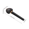 4PCS Fine Tune Peg Black Ebony Pre Punched Handmade Wear