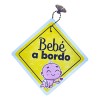 Señalización Letrero Bebé A Bordo Con Chupón Para Auto